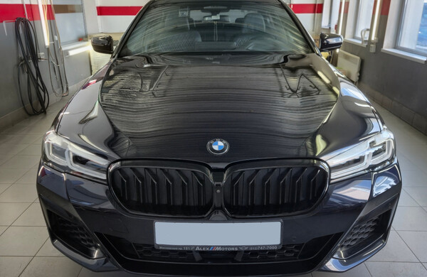 BMW G30 530i xDrive после детейлинга BMW и защиты кузова в AlexMotors BMW