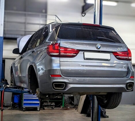 BMW X5 F15 D - комплексное восстановление ходовой