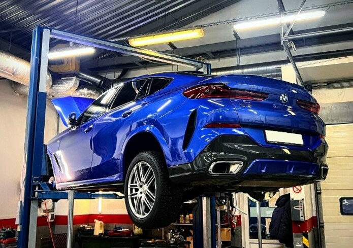 BMW X6 G06 30d - комплекс работ, направленных на восстановление комфорта, управляемости и корректной работы узлов