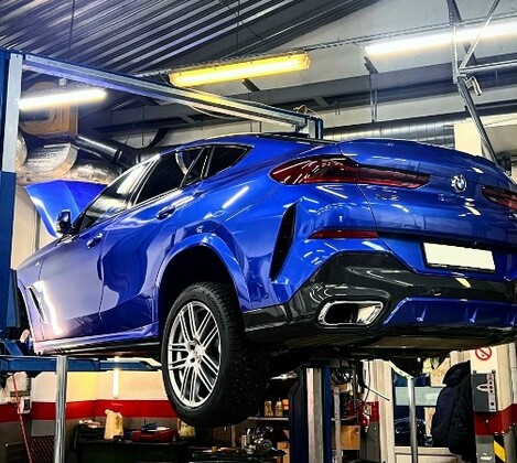 BMW X6 G06 30d - комплекс работ, направленных на восстановление комфорта, управляемости и корректной работы узлов
