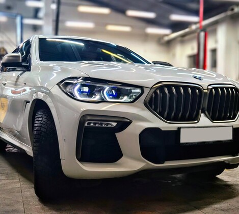 BMW X6 G06 M50D - осмотр ходовой части, обслуживание и ТО