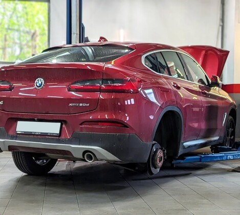 BMW X4 G02 20D - плановое ТО и устранение выявленных неисправностей