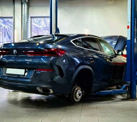 BMW X6 G06 30d - ремонт подвески и системы RDC