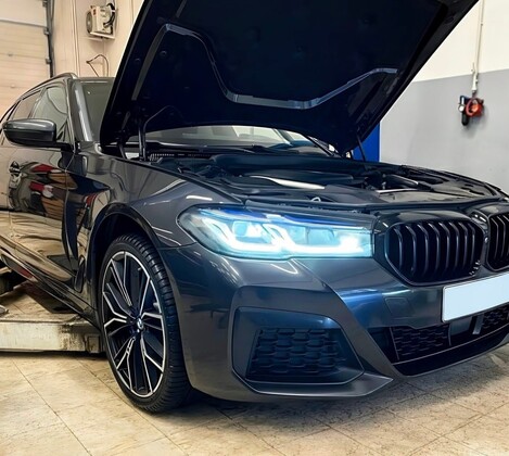 BMW 520D xDrive G31 - обслуживание трансмиссии xDrive