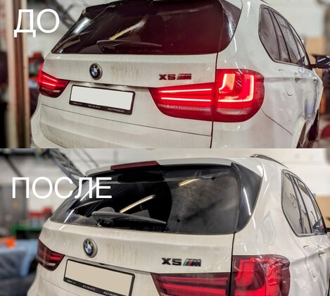 BMW X5 (F15) - замена заднего спойлера