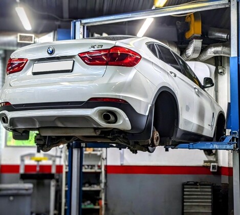 BMW X6 F16 d - диагностика и ремонт ходовой части
