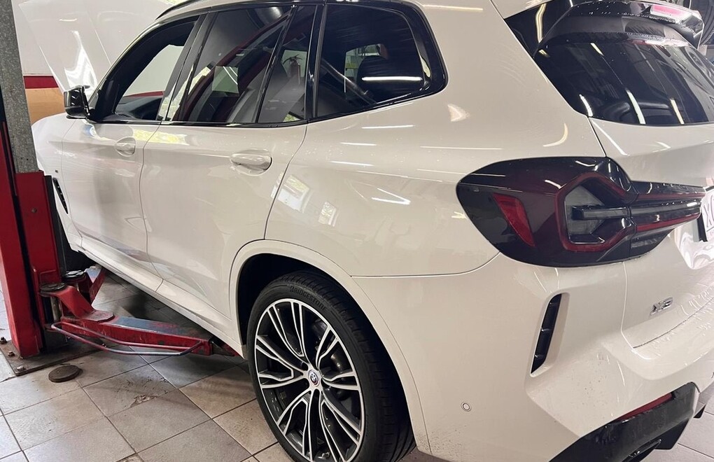BMW X3 G01 M40d рестайлинг - замена трубок системы охлаждения турбины