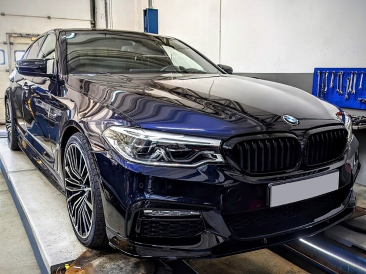 BMW 520d xDrive G30 - безупречная геометрия и своевременное обслуживание