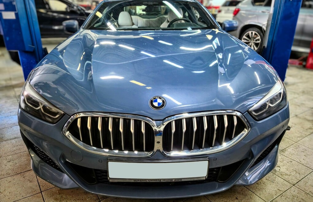 BMW G15 840d xDrive — плановое техническое обслуживание и сервисные работы