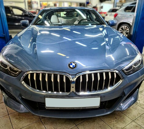 BMW G15 840d xDrive — плановое техническое обслуживание и сервисные работы
