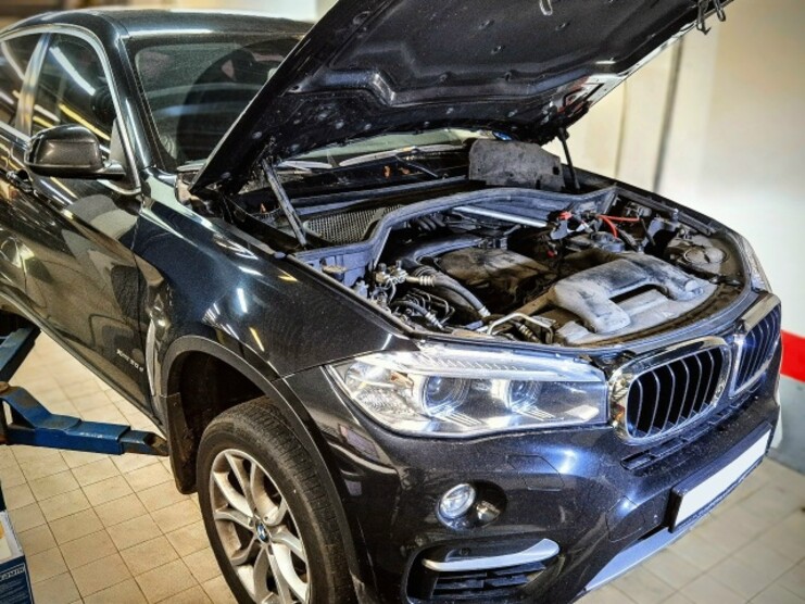 BMW X6 F16 d - устранение течей трансмиссии
