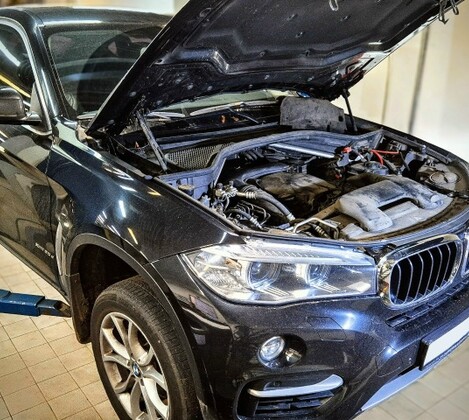 BMW X6 F16 d - устранение течей трансмиссии