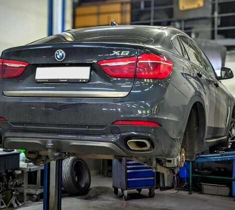 BMW X6 F16 - ремонт подвески и ходовой части