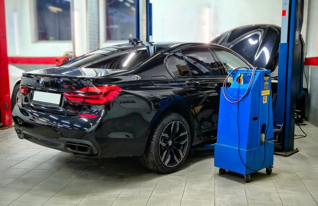 BMW G11 740d xDrive - снижение эффективности охлаждения и загрязнение впускной системы