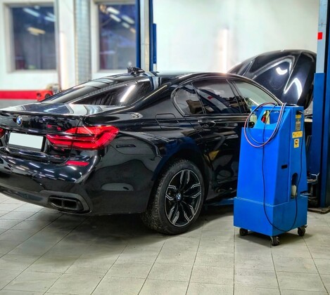 BMW G11 740d xDrive - снижение эффективности охлаждения и загрязнение впускной системы